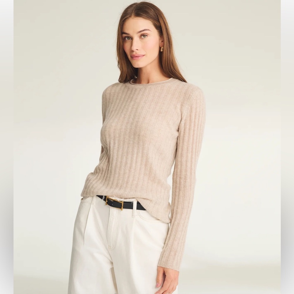 Naadam 100% Cashmere Lilac Sweater Size Xl Women’s